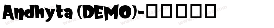 Andhyta (DEMO)字体转换